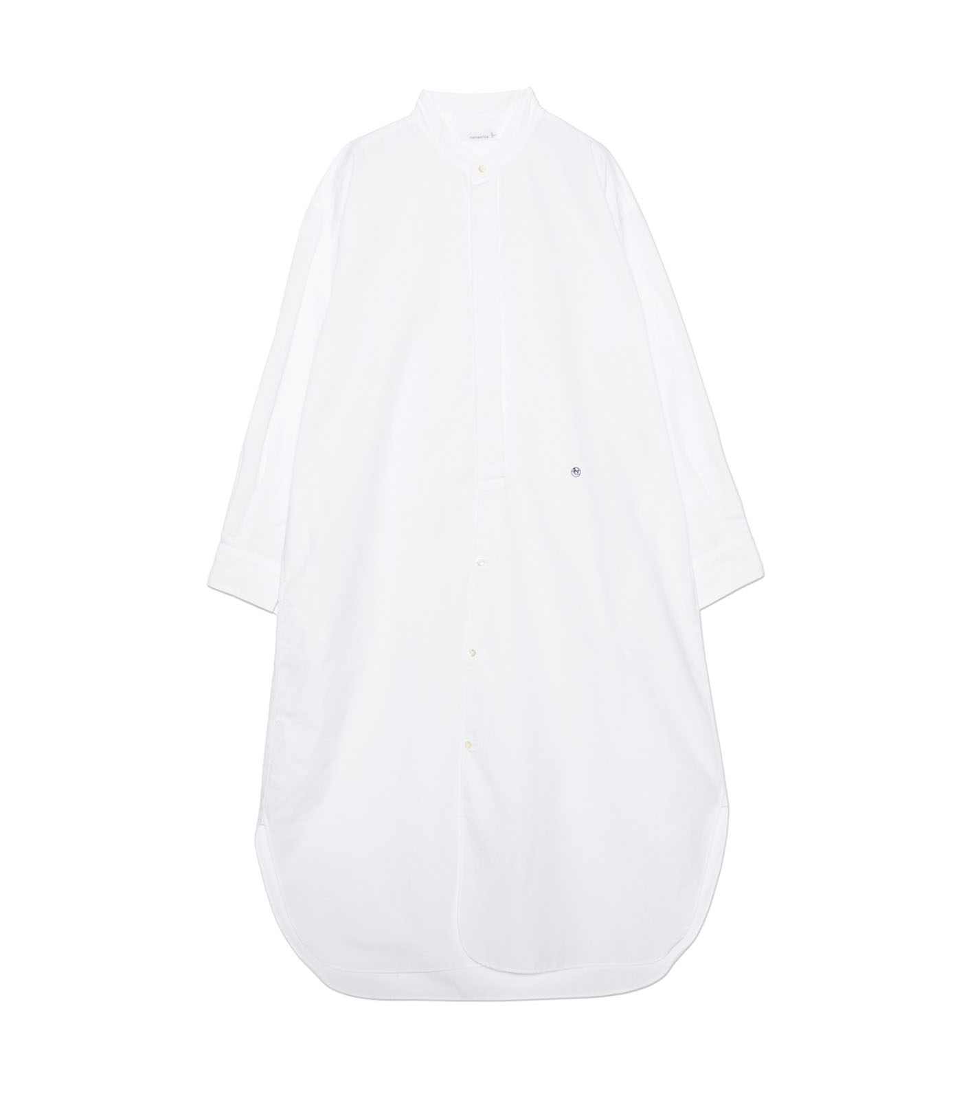 Nanamica Band Collar Wind Shirt Dress Nanamica Band Collar Wind Shirt Dress