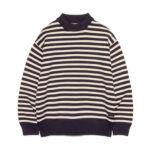 Nanamica Mock Neck Stripe Sweater