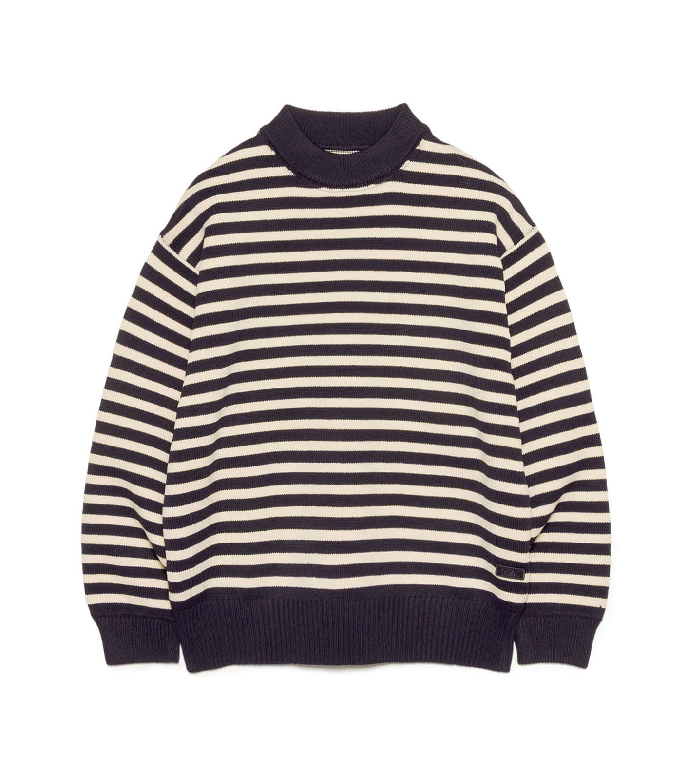Nanamica Mock Neck Stripe Sweater Nanamica Mock Neck Stripe Sweater