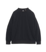 Nanamica Polyester Pile Crew Neck Sweat black